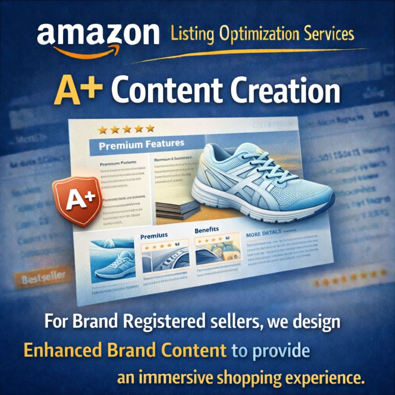 A plus Content Creation​ Amazon Listing Optimization Services