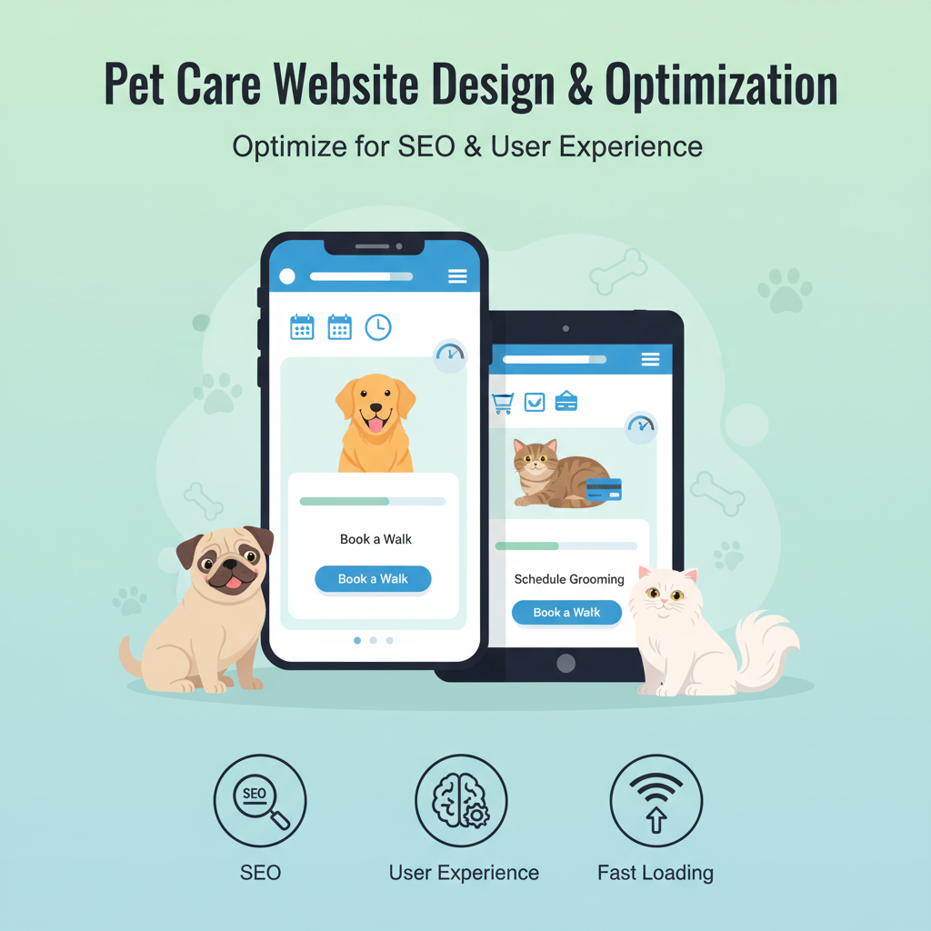 Pet Care Website Design & Optimization
