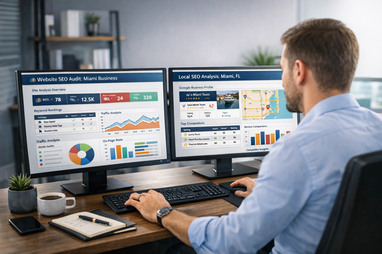 Local SEO Audit and Competitive Analysis for Miami, FL