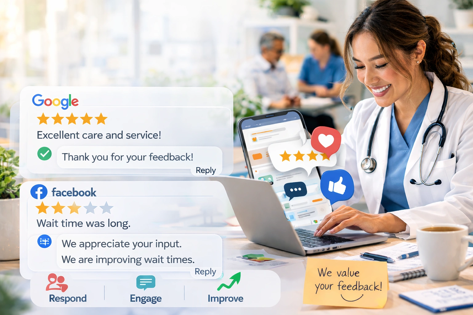 Patient Reviews & Reputation Management for a Primary Care Clinic in Miami, FL, USA
