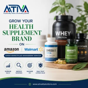 Grow Your Health Supplement Brand on Amazon & Walmart