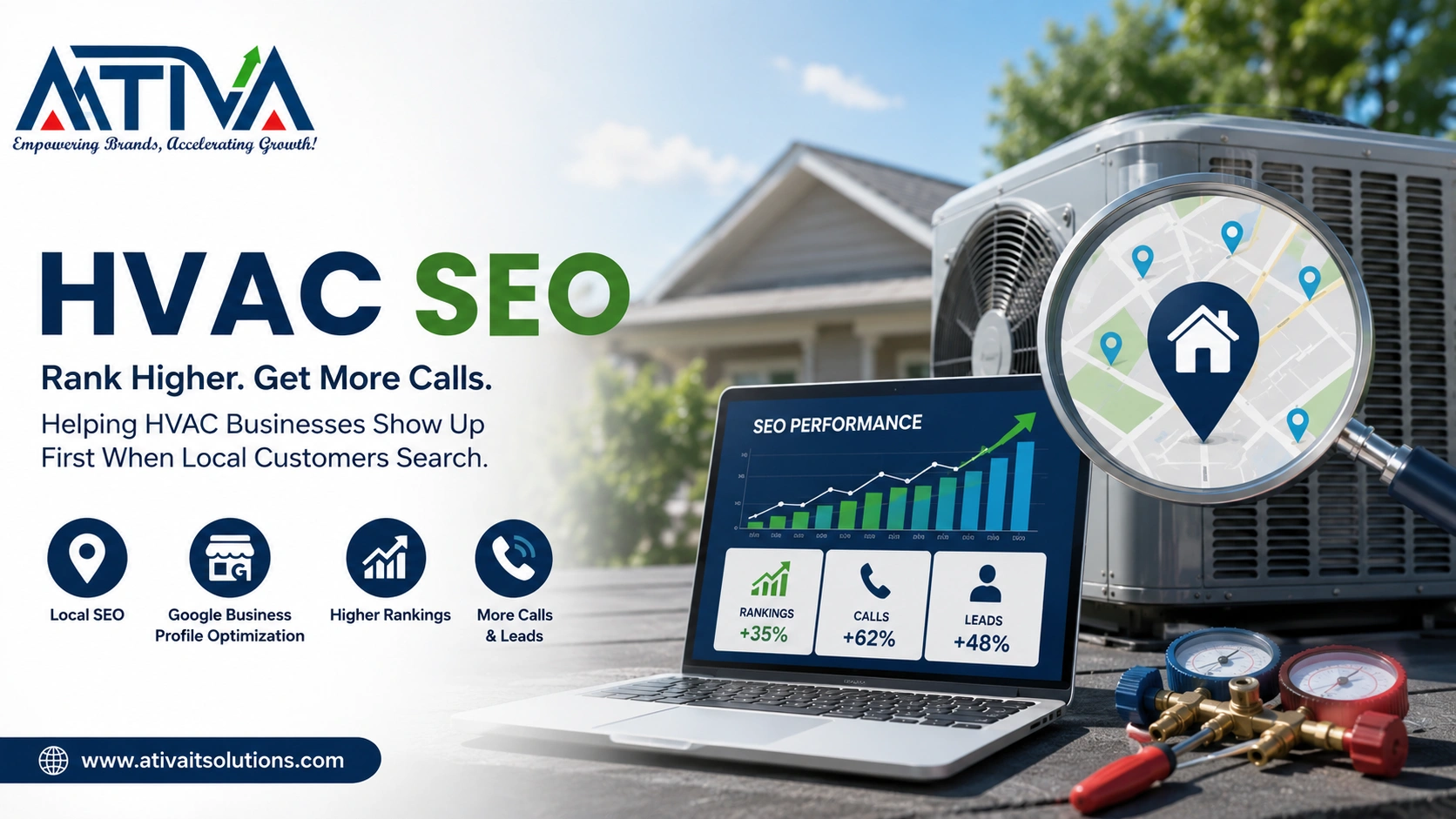 Digital Marketing Agency - Ativa Internet Marketing Company 110 HVAC SEO services for business growth