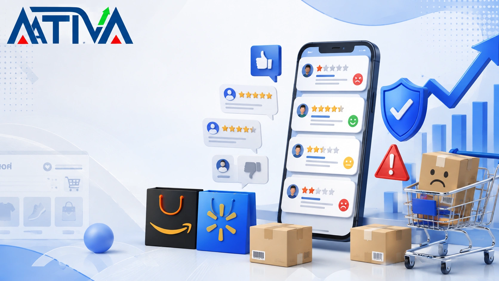 Digital Marketing Agency - Ativa Internet Marketing Company 110 How to Handle Negative Reviews on Amazon & Walmart Without Losing Rankings